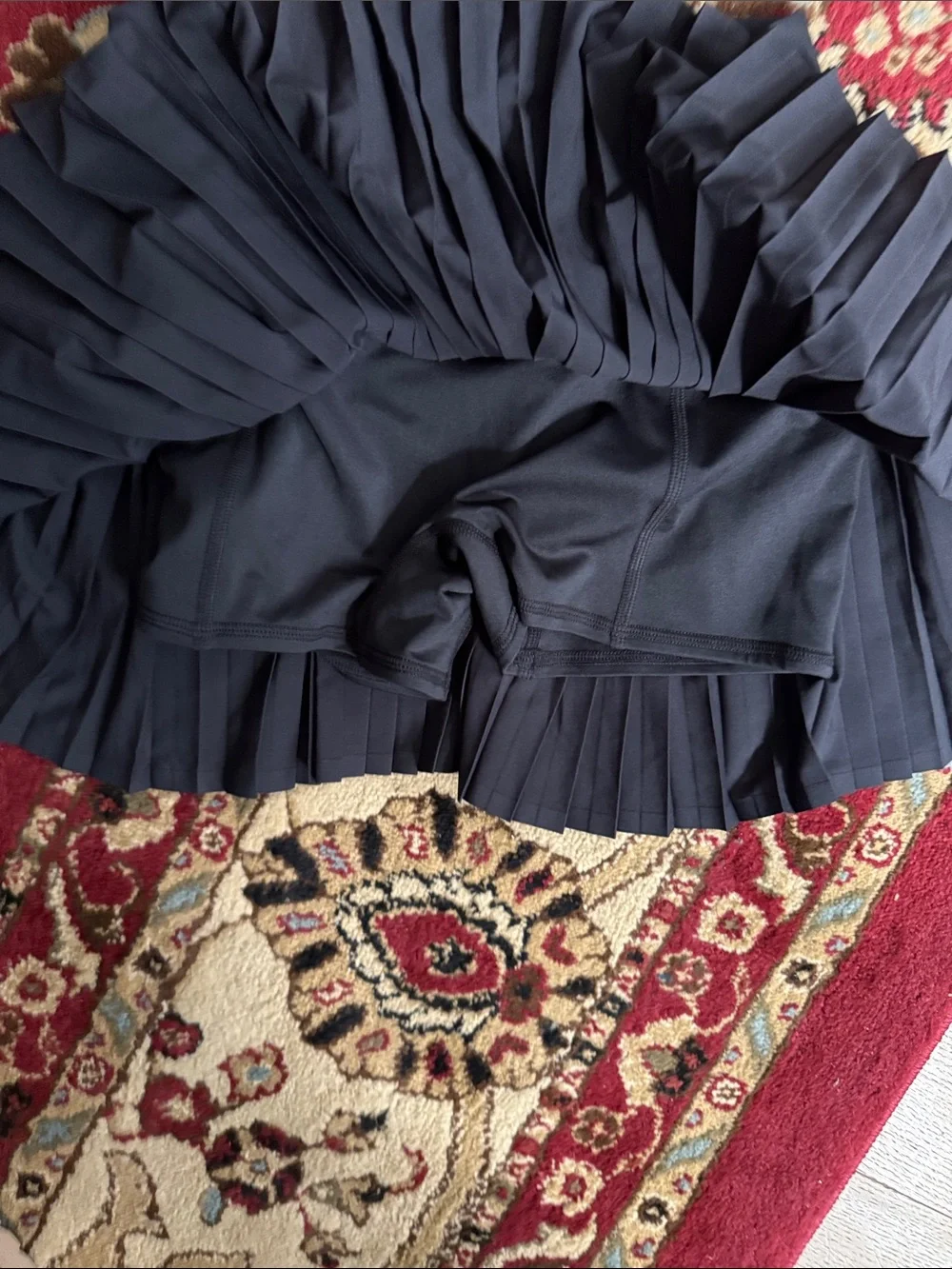 Alo Yoga Pleated Black Women’s tennis Skirt